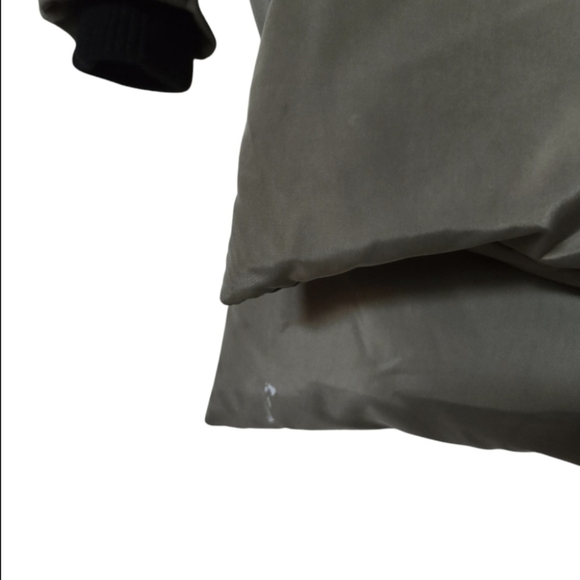 Orolay Womens Front Zip Long Sleeve Down Quilted Hooded Jacket Green Size Small - Picture 9 of 14